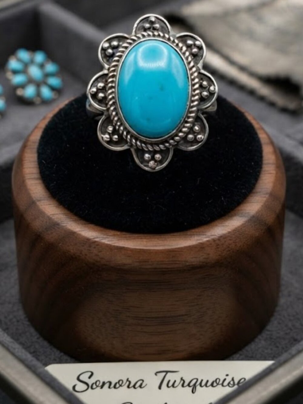 Sterling silver Sonora Turquoise ring